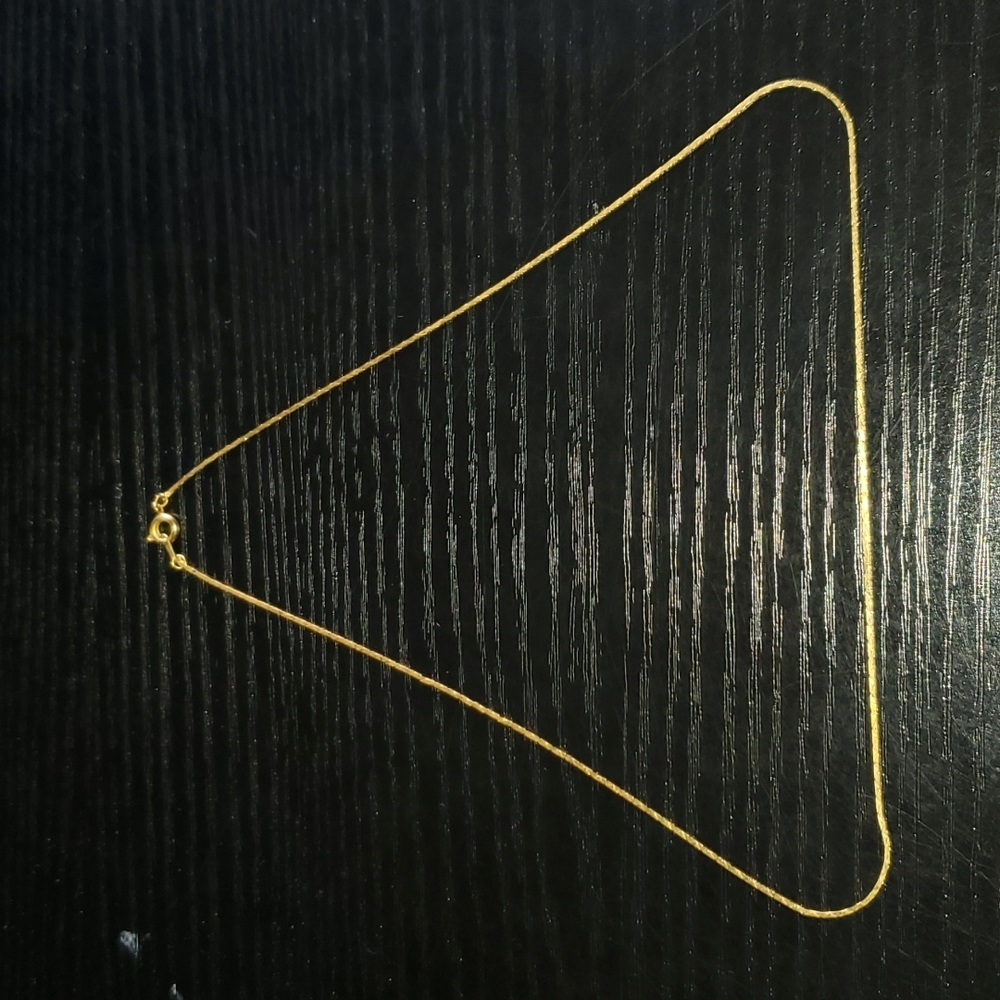Gold plated necklace